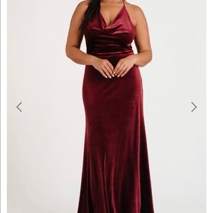 JENNY YOO Sullivan Dress - Dark Berry